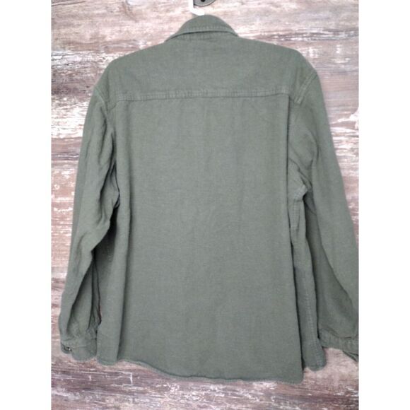 Red Head Flannel Style Shirt Jacket Men Sz XL Green Button Vintage RN 74747 - Picture 5 of 9